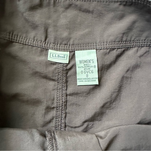 L.L. Bean Nylon Mini Skirt | size 8 EUC - Picture 5 of 6